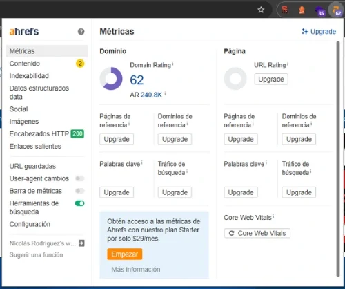 Ahrefs SEO Toolbar_ On-Page and SERP Tools 1