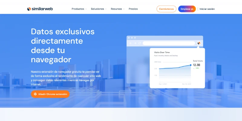 Similarweb - Comprobador de tráfico web y SEO