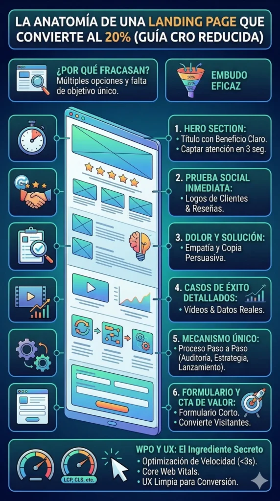 Estructura de landing page El embudo de persuasión paso a paso